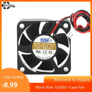 for AVC DS05020B12S 50mm 12V High-Speed Cooling Fan – 50mm X 20mm Dual Ball Bearing for Servers & Electronics