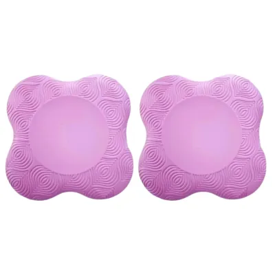 TIMES LORD 2pcs Soft Yoga Knee Mat Portable Thickened Elbow Cushion Waterproof Lightweight Shock Absorption Support Mat Yoga Accessories