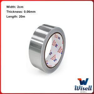 W.EL【มีสินค้าในสต๊อก】 เทปฟอยล์อลูมิเนียม สําหรับซ่อมแซมท่อ เทปปิดผนึกกันรั่วซึม ความยาว 20m Aluminum foil tape