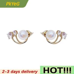 PkYeG Zircon Earrings for Women Fashion Earrings Studs Wedding Party Accessories Jewelry Gift