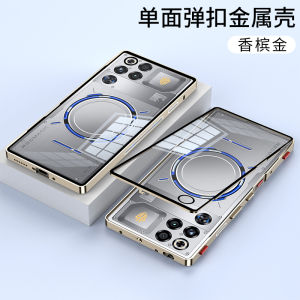 Aluminium Alloy Metal Frame Case For Red Magic 11 Pro Case Transparent Phone Acrylic Back Cover For Nubia RedMagic 11S Pro Plus