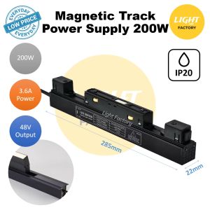 🔥NEW🔥 Smart Control 1M Magnetic Track Light Rail Recessed/Surface Type I Joint | U Joint | L joint Connector Accessories