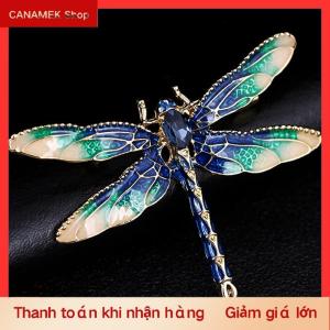 CS Quyến rũ Rhinestone men chuồn chuồn động vật Trâm pin phụ nữ quà tặng đồ trang sức