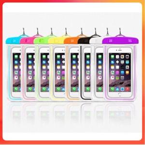 Phone Case Waterproof Cellphone Pouch Glow In The Dark Waterproof Phone Bag Float-Able Case Cellphones For Swimming