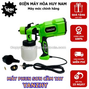 Máy Phun Sơn Cầm Tay YANZHI YZ-4000 - Công Suất 650W - Bính Chứa 750ml - Đầu Phun Điều Chỉnh Tia - HÀNG CHÍNH HÃNG - BẢO HÀNH TOÀN QUỐC