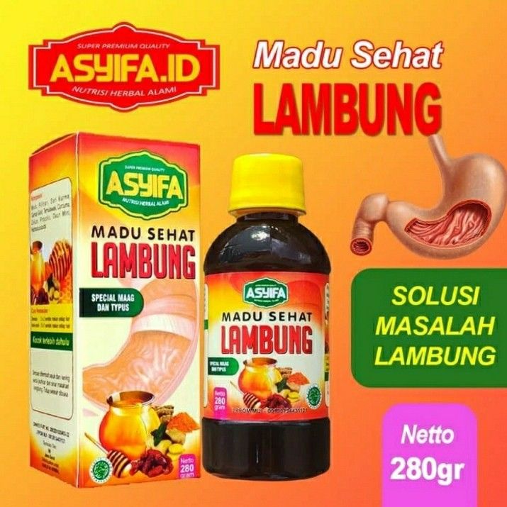 madu SEHAT LAMBUNG ASYIFA 280 GR - madu asam lambung - madu maag - madu SEHAT LAMBUNG ASYIFA 280 GR - madu asam lambung - madu maag