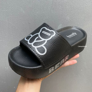 Sandal selop Wanita Beruang EVA Sandal Kantor Jeli Populer Sandal Wanita Ringan Kartun Lucu 36-41