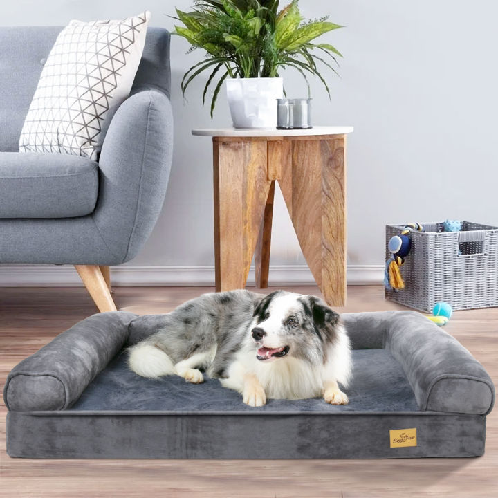 BingoPaw เตียงสุนัขใหญ่ ที่นอนสุนัขโต 100x75cm Large Dog Pet Bed Mat Comfortable Soft Memory