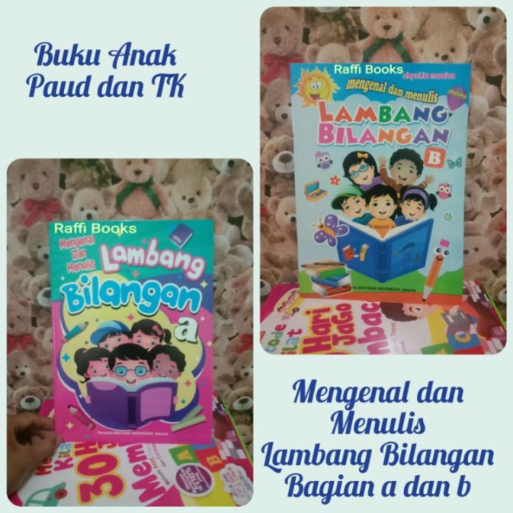 Buku Anak Paud/TK - Mengenal dan Menulis Lambang Bilangan a dan b ...