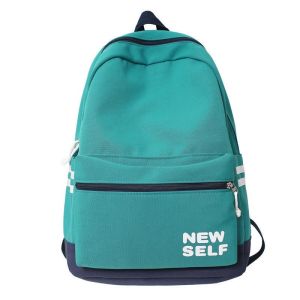 Versi korea lelaki dan wanita kapasiti besar ransel mudah kasual pelajar sekolah menengah pelajar