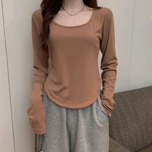 MC BJ1078 Baju Wanita Kaos Polos Lengan Panjang Long Sleeve Fashion Wanita Korea