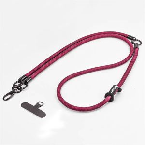 120cm Adjustable Anti Lost Phone Lanyard Wrist Strap Detachable Hanging Rope Crossbody Patch Clip