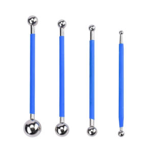 4Pcs Countertop Caulking Tool Metal Ball Tile Caulk Finishing Tool Construction Seam Sealing Tools