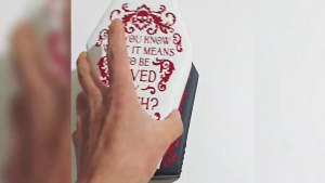 Gothic Flannel Coffin Jewelry Travel Case Compact Gothic Jewelry Holder Organizers For Personal Collection And Decors