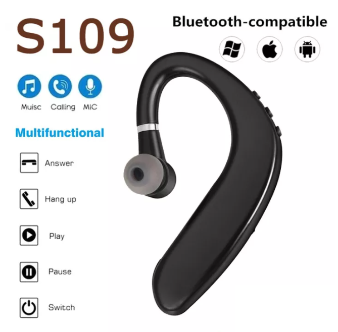 S109 Wireless Headset Bluetooth Headset Single 180° Rotatable