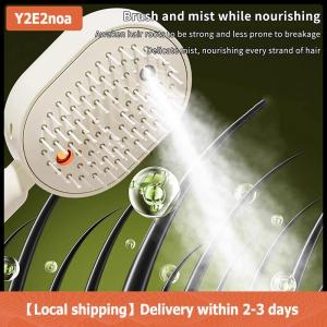 【Local shipping】 Chăm Sóc Tóc Phun Massage Lược Rung Da Đầu Massage Bàn Chải Tóc Đầu Massager Tóc Phun Atomizing Bàn Chải Tóc Dầu Applicator