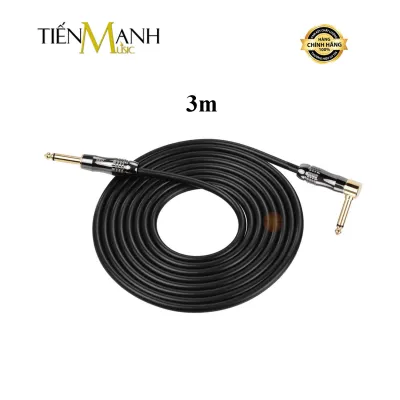 [Chính Hãng] Dây Cáp Guitar IVU 2 Đầu 6ly TS Mono Dài 3m 5m Player Cable 6.35mm Giắc Rắc
