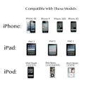 Charger Cable for Apple ip 4 4s ipod nano ipad 2 3 ip 4 s 30 pin 1m cord usb charging cable. 