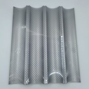 3/4 Slots Loyang Roti Perancis Loyang Roti Baguette Baki Pemanggang Baguette Baking Tray Pan