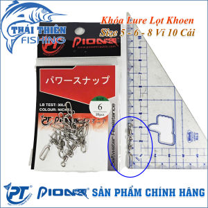 Khóa Lure Lọt Khoen Pioneer Tackley Size 5 6 8 Vỉ 10 Cái Nickel Chống Gỉ Khóa Mồi Câu Lure