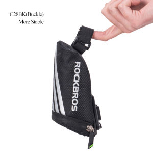 ROCKBROS Nylon Bicycle Bag Bike Reflective Storage Saddle Bag Seat Cycling Road Tail Rear Pouch Bag Saddle Bicycle Accessories