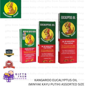 KANGAROO EUCALYPTUS OIL (MINYAK KAYU PUTIH) ASSORTED SIZE