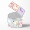 cute 500 stickers/Sanrio Handbook Material Stickers Melody Kuromi Cinnamon Stickers Decorative Roll Stickers. 