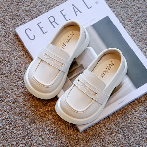 Korean doll Shoes for kids girls Black School shoes Flats Shoes for baby Girls kids shoes size28-37