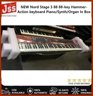 JSS INTERNATIONAL NEW Nord Stage 3 88 88-key Hammer-Action keyboard Piano/Synth/Organ In Box (ORIGINAL)
