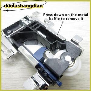 [Duola] ล้อเปิดสำหรับตู้ชิ้นส่วนประตูตู้เสื้อผ้าบานเลื่อนล้อบน ล่าง ล้อวิ่ง ไกด์ชุดรางเลื่อนแบบแขวนติดด้านข้าง