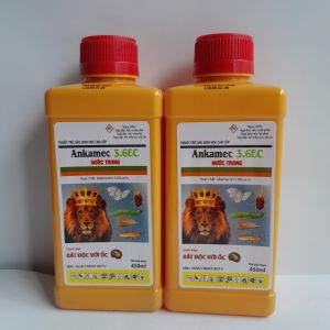 Thuốc trừ sâu sinh học Ankamec 3.6EC nước trong Chai 450ml thành phần abamectin 36 g/l trừ sâu xanh sâu tơ rầyrệp( Vật Tư Nông Nghiệp AgriHG