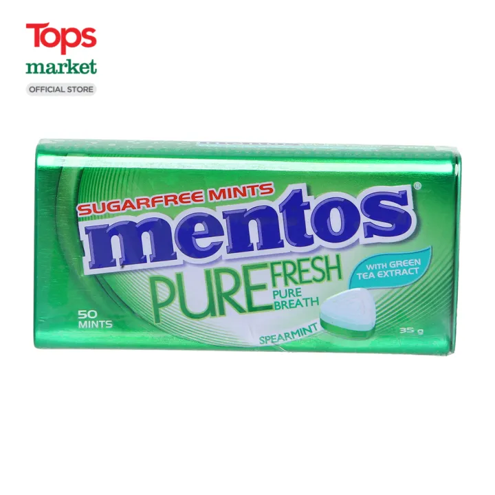 Kẹo Ngậm Mentos Không Đường Spearmint 35G - Siêu Thị Tops Market ...