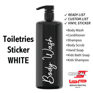 STICKER TOILETRIES | VINYL STICKER
