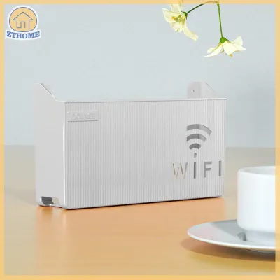 ZTHOME [Home Tidying] Không Dây Wifi Router Kệ Lưu Trữ Hộp Tường Treo Nhựa Tổ Chức Hộp Cáp Điện Khung Tổ Chức Hộp Trang Trí Nội Thất