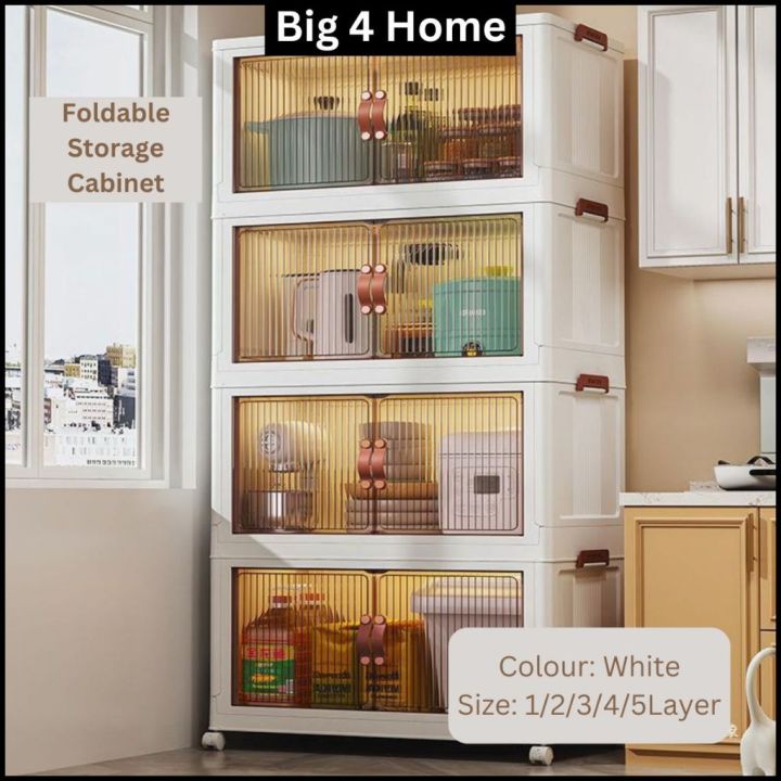 1 2 3 4 5 Layer Foldable Storey Cabinet Large Capacity Storage Box 1 2 3 4 5 Layer Foldable Storey Cabinet Large Capacity Storage Box