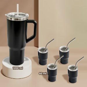 NexXIO Tumbler Stainless 5in1 SUS 304 / Botol Minum Cangkir Stainless TS03 Tahan Panas & Dingin