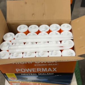 HighPower 350g High Performance Neutral Silicone Sealant Black Clear Waterproof Weatherproof Adhesive