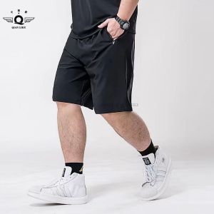 Plus Size Shorts for Men 5XL-8XL Loose Fit Ice Silk Quick Dry Breathable Casual Sports Shorts Local Stock