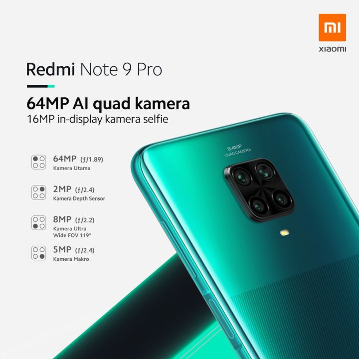 HP XIAOMI REDMI NOTE PRO 6GB/64GB GARANSI RESMI Layar Sentuh
