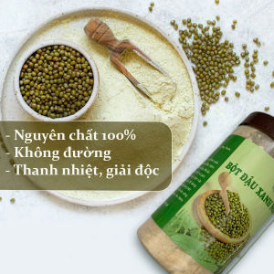 500g Bột Đậu Xanh Nguyên Chất Rang Thơm Uống Liền Không Đường Thanh Nhiệt Giảm Cân Hiệu Quả
