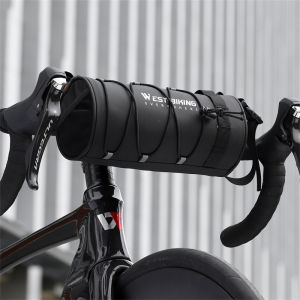 WEST BIKING Bike Handlebar Bag 2L Bicycle Front Bag Front Frame Trunk Pannier Portable MTB Road Bike Bag Pack Cycling Equipment