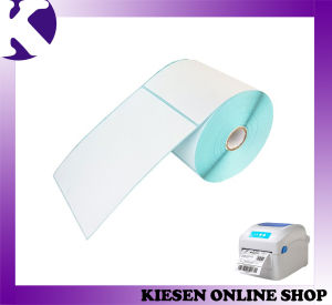 A6 Direct Thermal sticker waybill adhesive paper PAD/FOLD or ROLL TYPE (350/500sheets/labels)