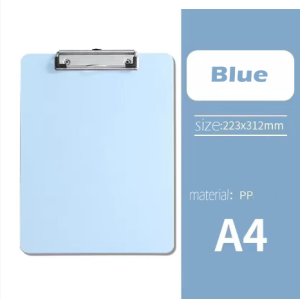 PINK A4 Clip Board Hard Board Long Clipboard File Paper Folder Writing Pad Office School Supplies