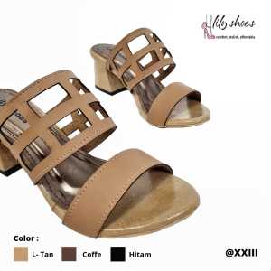 LILY SHOES - Chanan Big Heels / Chunky Heel Kronjo Wanita Real Pict Casual Trendy Hak Impor