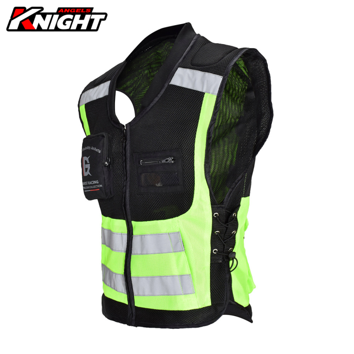 Reflective Safety Vest Motorcycle Airbag Vest Chaqueta Moto Suit