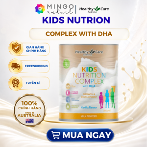 Sữa Healthy Care Kids Complex With DHA – Cho Bé 1–12 Tuổi | 800g – Bổ Não Tăng Miễn Dịch Dễ Hấp Thu – Hàng Úc Chính Hãng