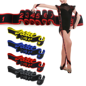 Women Yoga Elastic Belt Figure Waist Leg Resistance Band Fitness Stretcher Belt Colored Strap Fitness Belt Exercise Rope