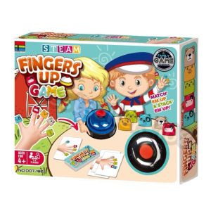 FINGER UP GAME เกมฝึกทักษะและพัฒนาการ เล่นได้ทุกเพศทุกวัย เกมครอบครัว การ์ดเกมเล่นได้2-4คน ฝึกทักษะความเร็ว แข่งขันเรียงสีบนนิ้วตามภาพ เกมแข่งความเร็ว TY30