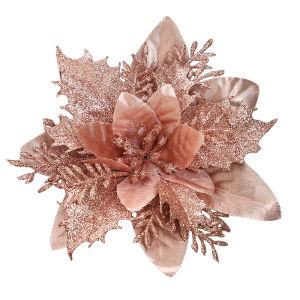 METECH Christmas Flower Artificial Flowers Merry Christmas Decorations Xmas Tree Ornaments New Year