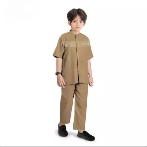 STELAN MUSLIMIN  BAJU KOKO ANAK USIA 1-11 TAHUN GRATIS PECI RAJUT